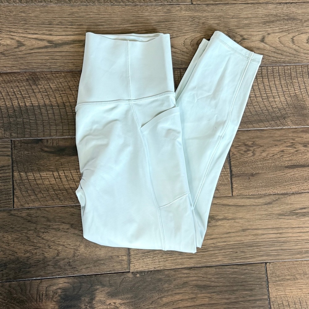 Athleta 7/8 Mint Green High Rise Leggings Small